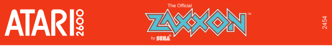 Zaxxon logo for Atari 2600